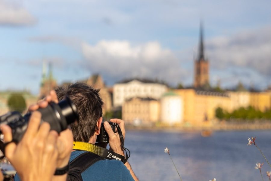 Golden hour photo walk in the heart of Stockholm